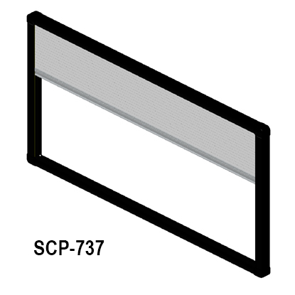 Open roll with exposed weight bar and hold-down hooks