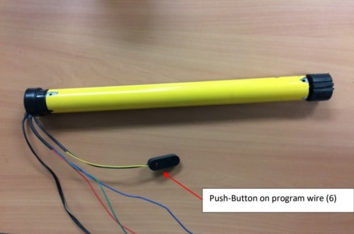 Push button on program wire