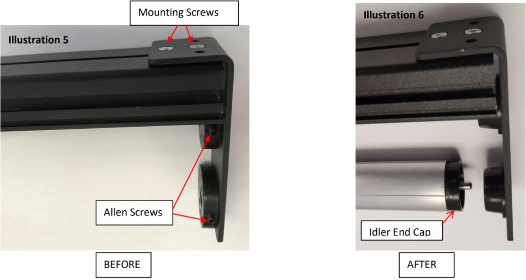 steps in removing both springs